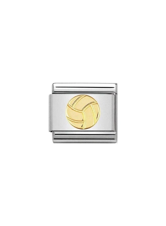 Volleyball - silver italian charm